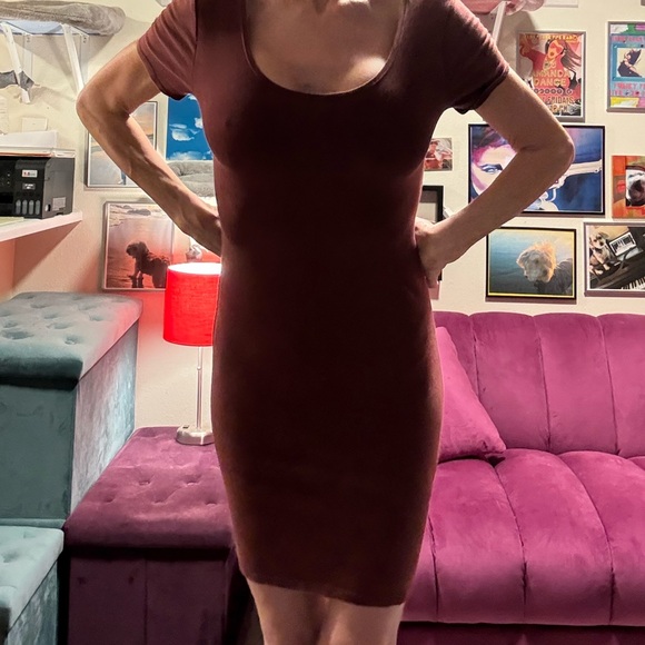 Forever 21 Rust Cranberry Mini Dress - Picture 8 of 8